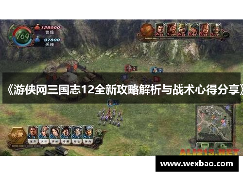 《游侠网三国志12全新攻略解析与战术心得分享》